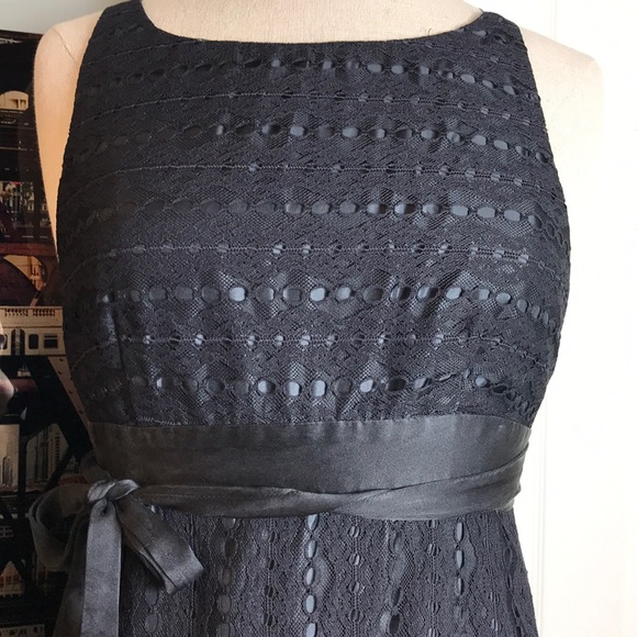 SALE Milly Sz 6 lace overlay silk dress - Picture 2 of 4